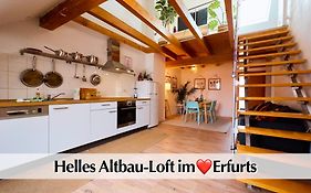 Helle 72qm Maisonette Wohnung im Herzen Erfurts mit Kingsize Bett, Smart-TV, etc